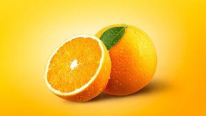 Desktop Orange Aesthetic Wallpaper