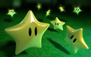 Desktop Mario Star Wallpaper