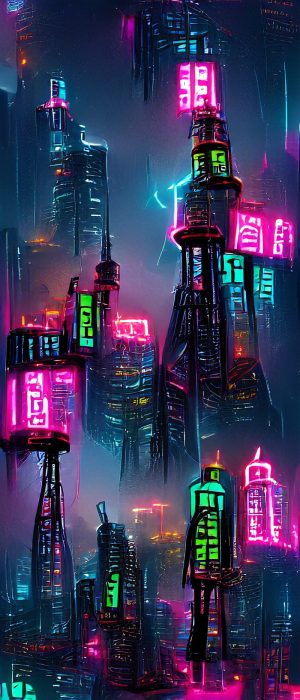 Neon City Wallpaper