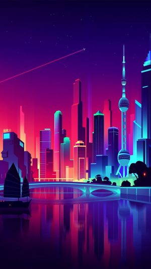 Neon City Wallpaper 