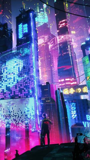 Neon City Wallpaper