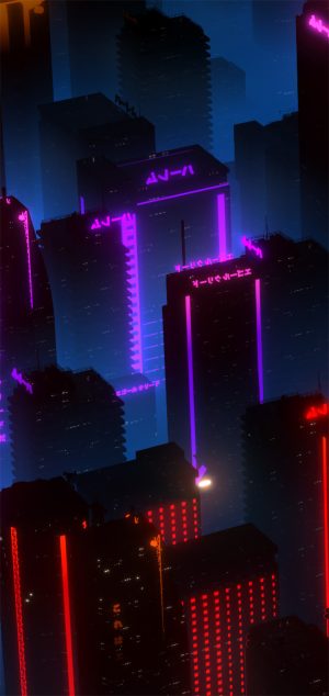 HD Neon City Wallpaper