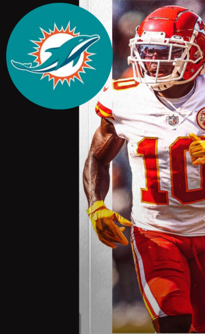 Tyreek Hill Dolphins Wallpaper 