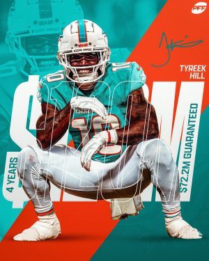 Tyreek Hill Dolphins Background 