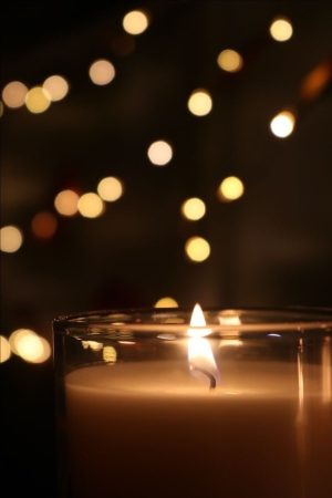 Black Flame Candle Wallpaper 