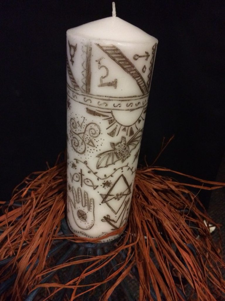 Desktop Black Flame Candle Wallpaper | WhatsPaper