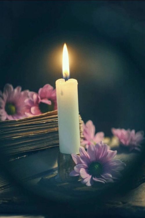 Black Flame Candle Wallpaper | WhatsPaper