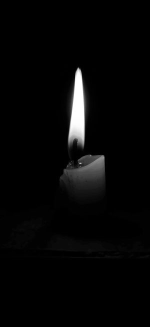 4K Black Flame Candle Wallpaper | WhatsPaper
