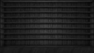 Desktop Black With Shelves Wallpaper