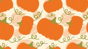 Desktop Cute Pumpkin Wallpaper