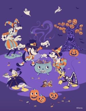 Disney Halloween Background 