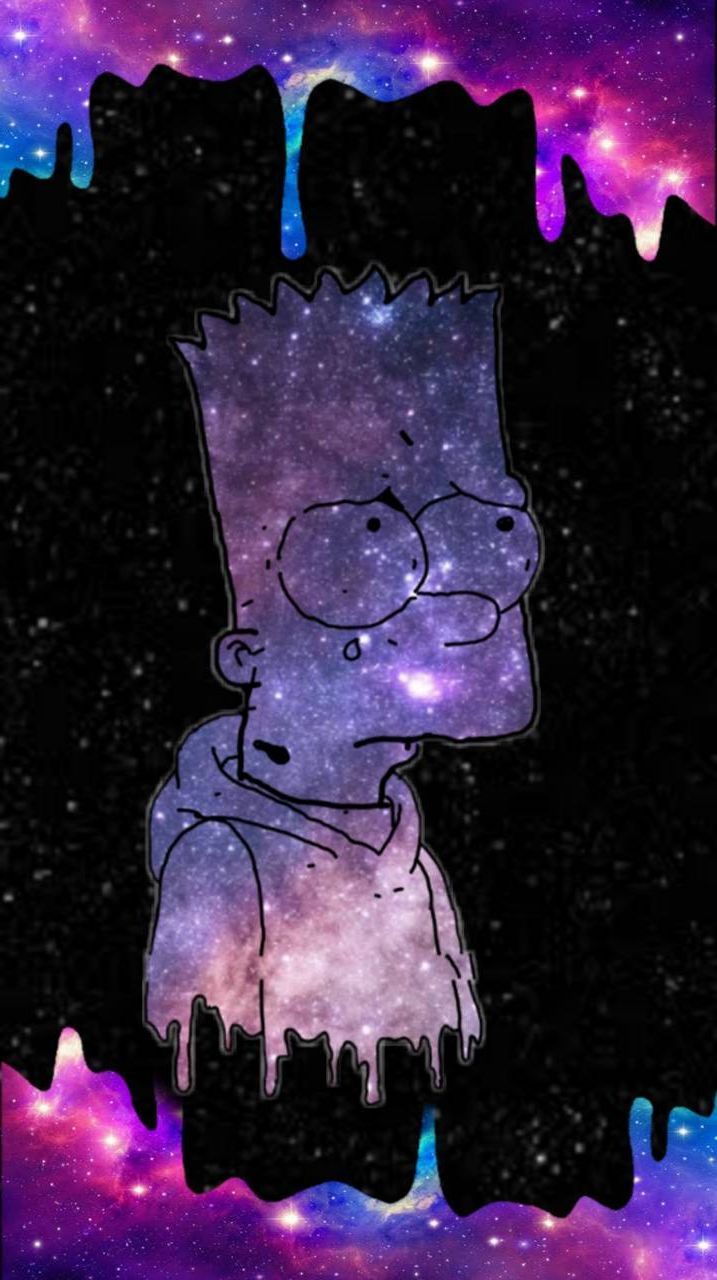 Bart simpson trippy sad Wallpapers Download