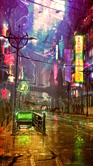 Cyberpunk Background 