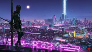 Desktop Cyberpunk Wallpaper