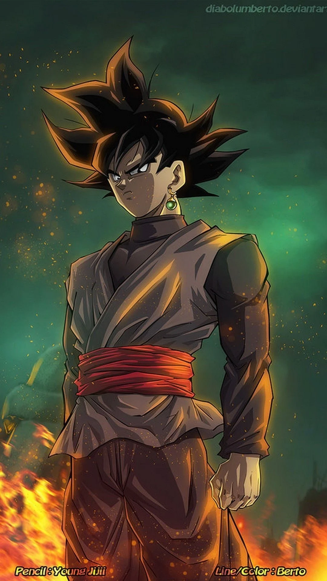 Download Colorful Classic Goku DBZ 4K Wallpaper