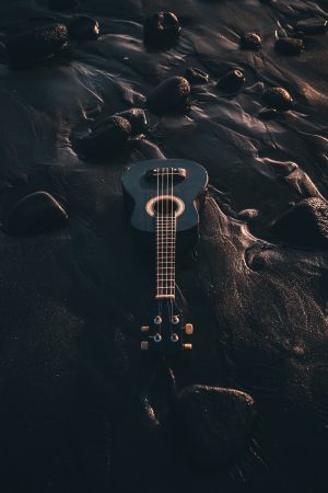 4K Guitar Wallpaper