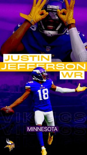 4K Justin Jefferson Wallpaper 