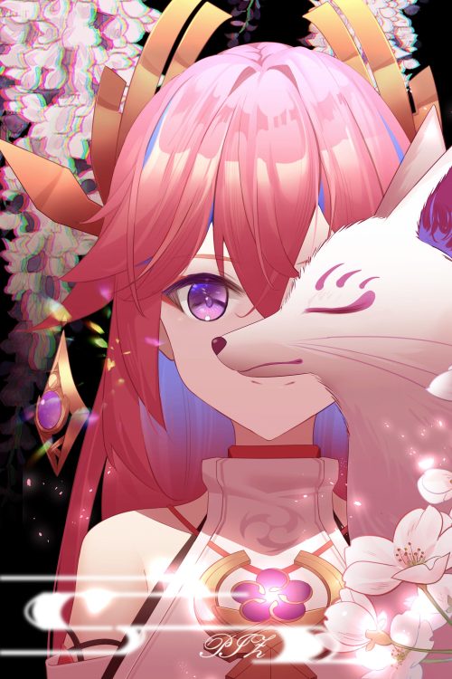 4K Yae Miko Wallpaper WhatsPaper