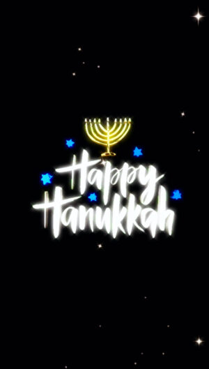 Happy Hanukkah Background 