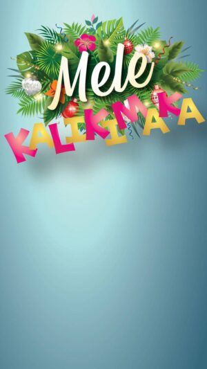 Mele Kalikimaka Background 