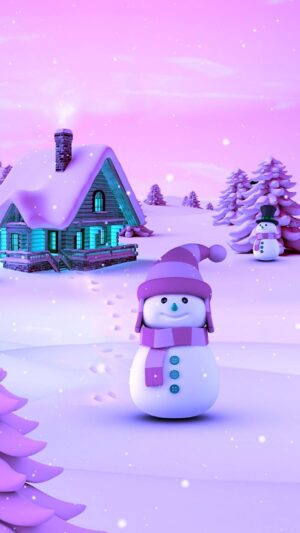 Snowman Background 