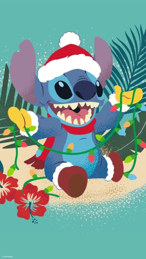 Stitch Christmas Wallpaper | WhatsPaper