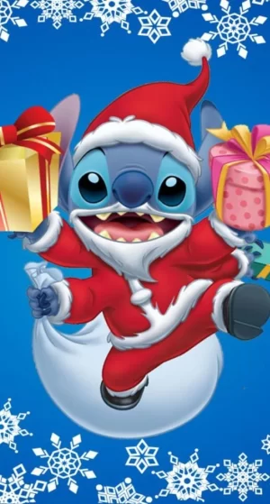 HD Stitch Christmas Wallpaper