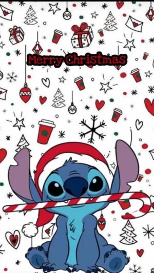 Stitch Christmas Wallpaper 