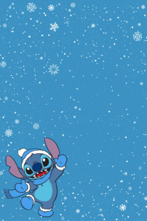 4K Stitch Christmas Wallpaper