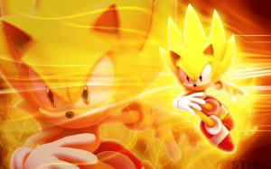 Desktop Super Sonic Wallpaper 