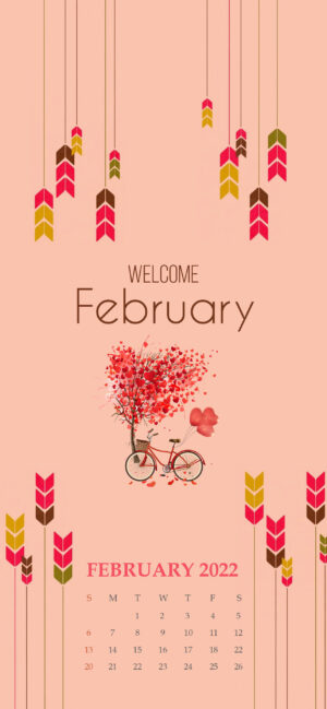 HD Welcome February Wallpaper