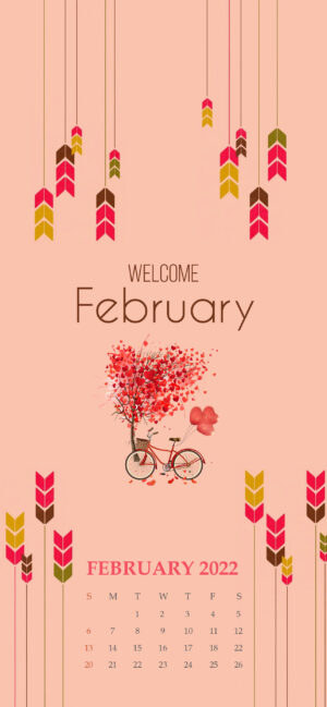 HD Welcome February Wallpaper 