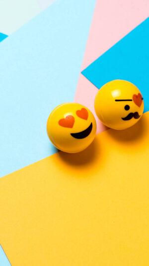 4K Happy Emoji Wallpaper