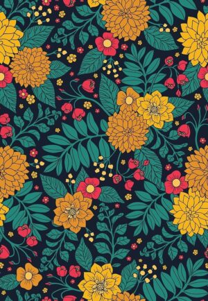 Flower Pattern Wallpaper 