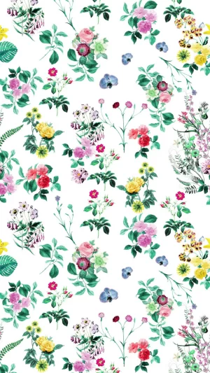 Flower Pattern Wallpaper 