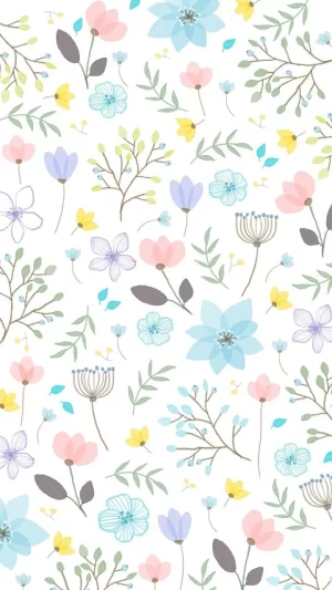 Flower Pattern Wallpaper 