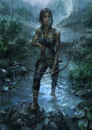 4K Lara Croft Death Wallpaper