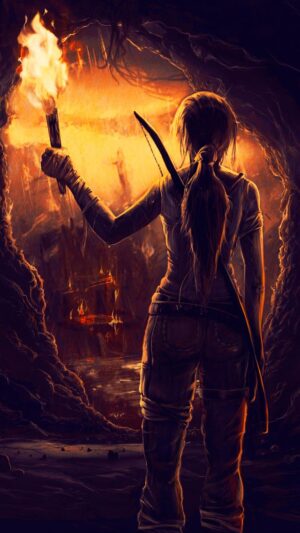 Lara Croft Death Wallpaper