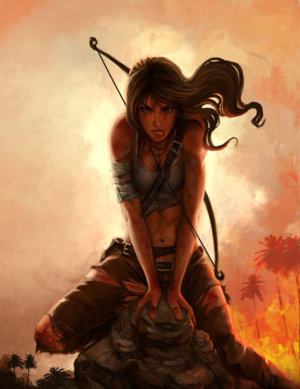 Lara Croft Death Wallpaper 