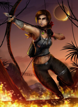 Lara Croft Death Wallpaper 