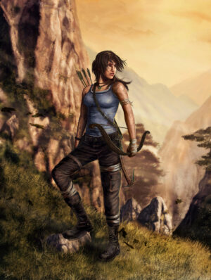 Lara Croft Death Wallpaper