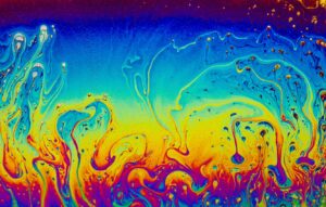 Desktop Rainbow Bubble Wallpaper 