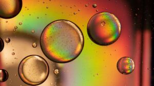 Desktop Rainbow Bubble Wallpaper 