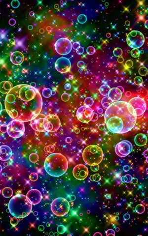 Rainbow Bubble Wallpaper 