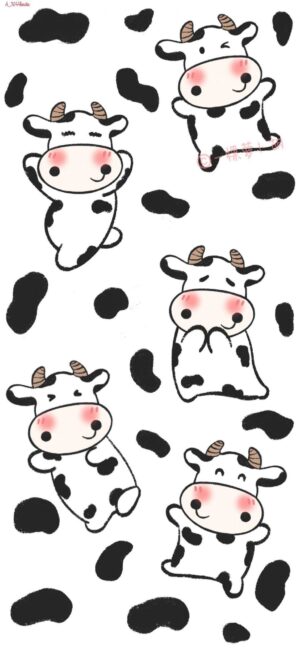 4K Cow Print Wallpaper