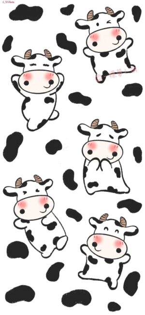 4K Cow Print Wallpaper 