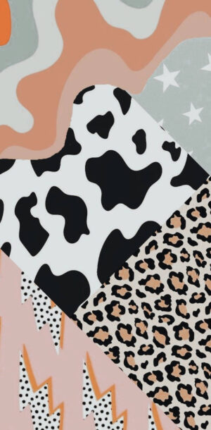 Cow Print Background 