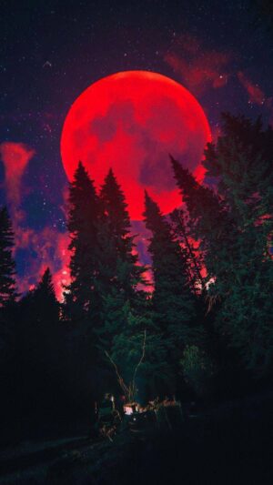 Red Moon Wallpaper