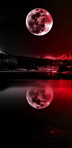 Red Moon Wallpaper