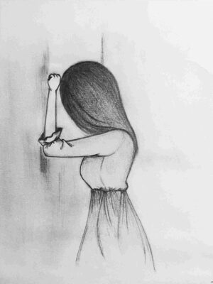 Charcoal Woman Wallpaper